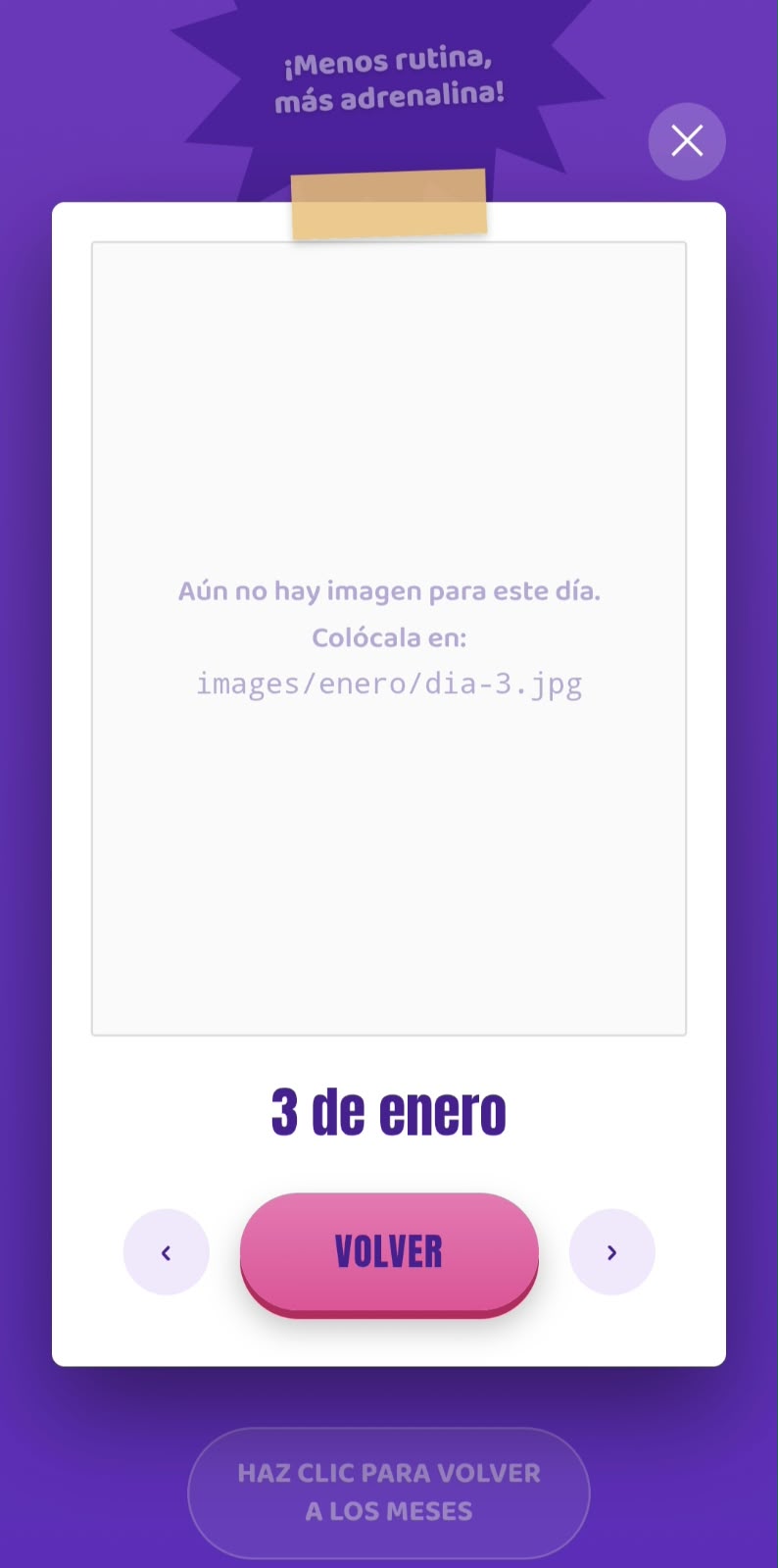 La situación de un día, oculta